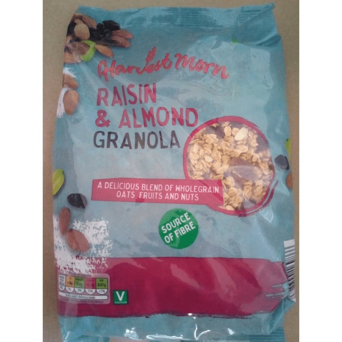 Harvest Morn: Raisin and Almond Granola/ Tropical Fruits Granola